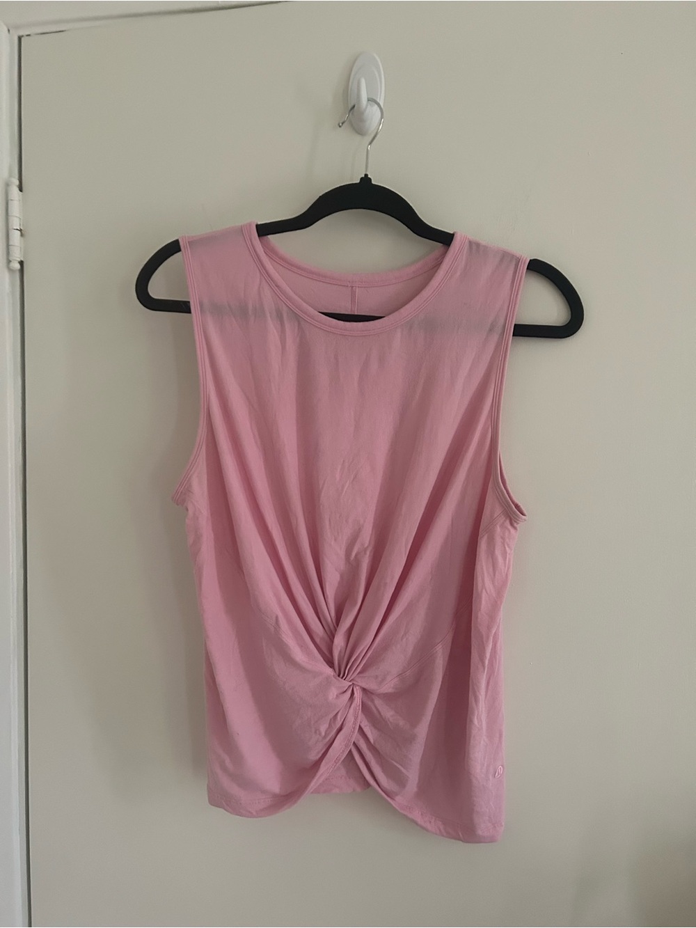 Lululemon Light Pink Twist-Front Sleeveless Top
